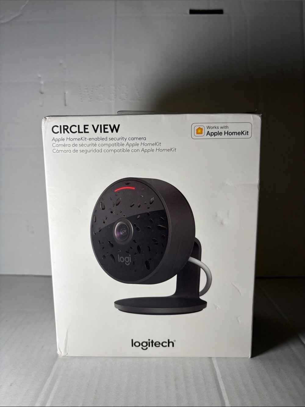 Logitech Circle View Indoor Security Camera — Black